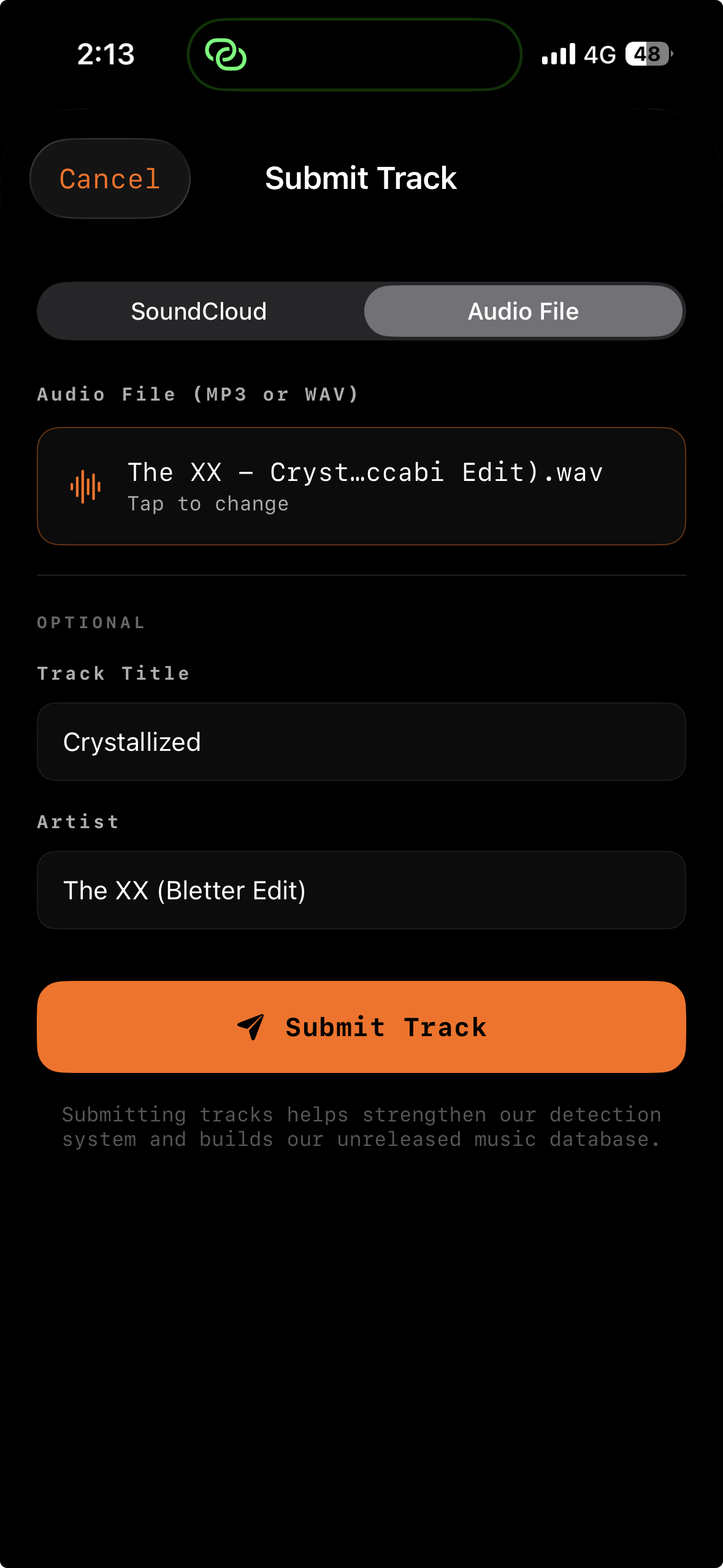 Track Submission